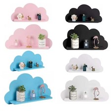 2 Piece Cloud Wall Shelves