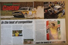 Original magazine advert TALBOT SUNBEAMLOTUS rally car  frame-ready wall-art 