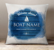 Personalised Boat Cushion