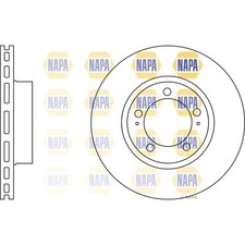 2x Brake Discs Vented For