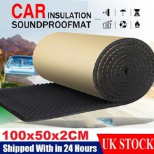 Car Hood Sound Proofing Deadening Heat Noise Insulation Foam Mat Self-adhesive