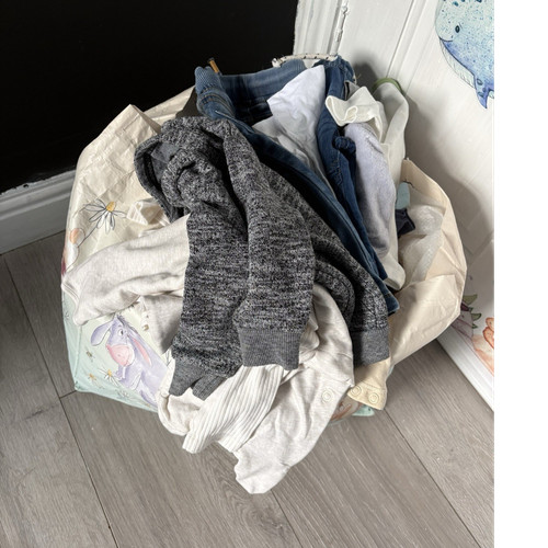 Large bag baby - of, clothes
