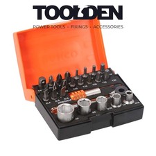 Bahco 2058/S26 1/4" Small Bit and Socket Set (26 Pieces)