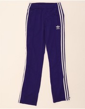 ADIDAS Womens Tracksuit Trousers UK 6 XS  Purple Polyester BF01