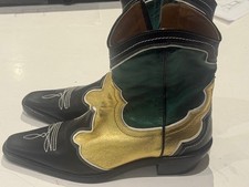 Zara Leather Cowboy Ankle