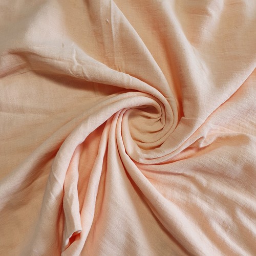 Peach double gauze 100 - peach, cotton