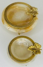 Onyx ash trays dishes - onyx,