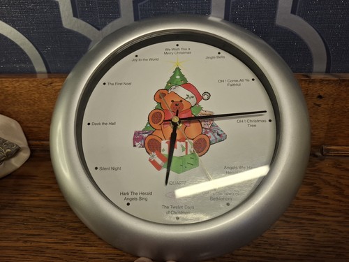 Christmas clock amsua wall - christmas,