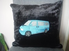 Volkswagen VW T4 transporter camper , Embroidered cushion including pad