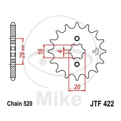 Sprocket z12 520 726 - 520, for