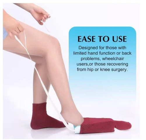 Sock aid tool for putting - tool,