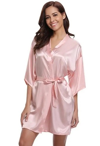 Womens silk satin - satin, kimono