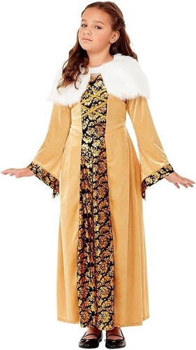 Girls gold deluxe medieval - gold,