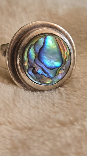 Sterling silver abalone shell - sterling,