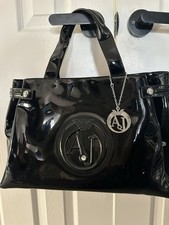 Armani Jeans Patent Tote Bag
