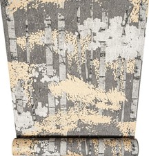 Charcoal Gold Metallic Wallpaper Slightly Imperfect Textured Paste The Wall