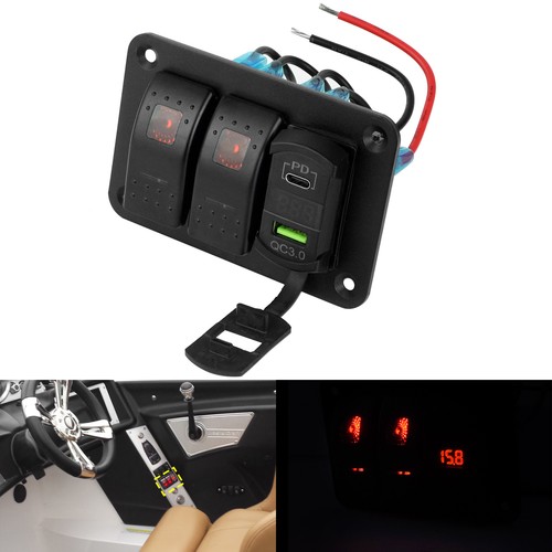 Gang toggle rocker switch - gang,