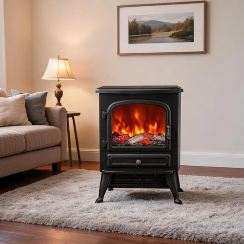 Electric fireplace log burning - electric,