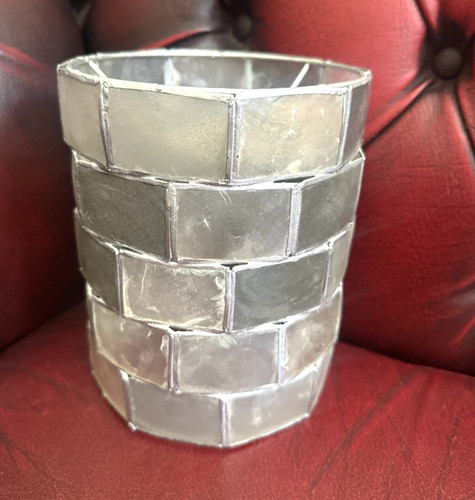 Capiz shell cylinder - shell, shape
