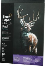 Black sketch pad - a3,