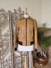 Vintage leather 60s 70s jacket