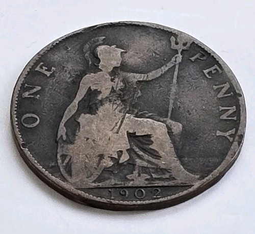 1902 one penny low - -, king