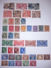 GB George V Seahorses 10s 5s