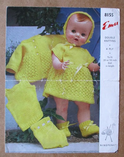 Vintage emu 4ply knitting - emu, dk/4ply