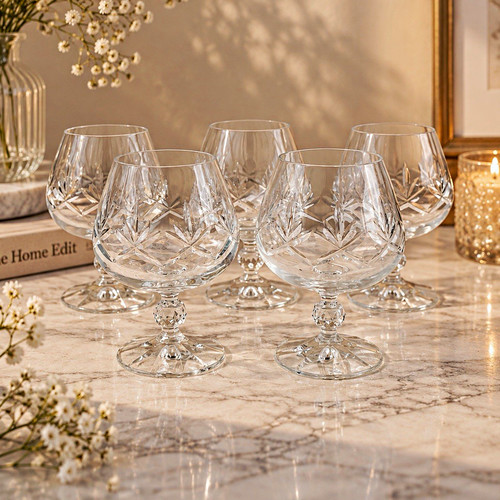 Vintage set cut crystal - 5,