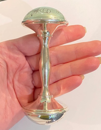 Vintage silver plated - vintage, dumbell