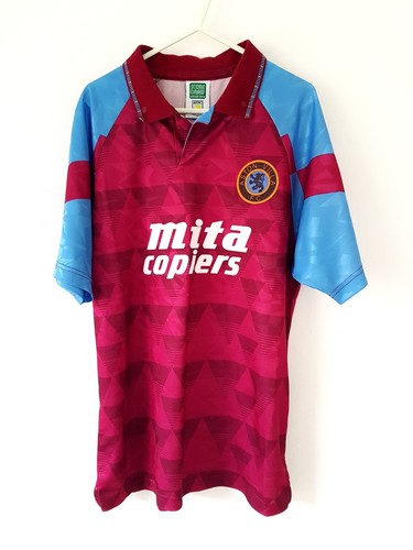 Aston villa retro home shirt - home,