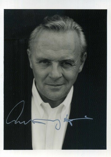 Anthony hopkins signed - anthony,