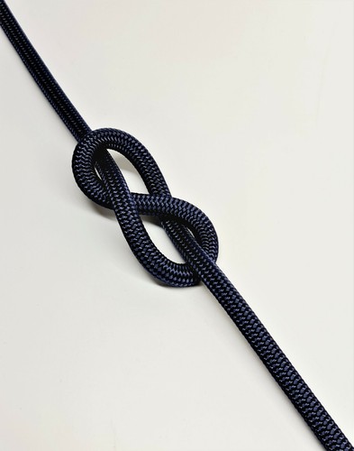 Navy polyester braid - braid, on