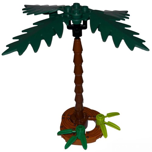Lego dark green palm tree - lego, with