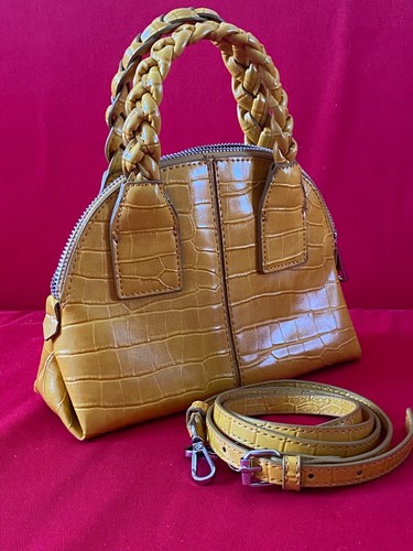 Small mustard zara bag - small,