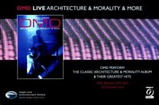 PTP140 MAGAZINE ADVERT 5X8" OMD : LIVE ARCHITECTURE & MORALITY & MORE DVD