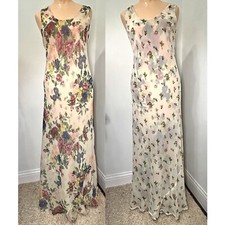 Reversible Chiffon Floral Maxi