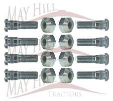 8 X Rear Wheel Nuts & Studs 9/16 Massey Ferguson 35 35X 135 240 550 FE35 Tractor