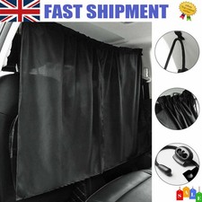 2x Car Divider Curtains Black