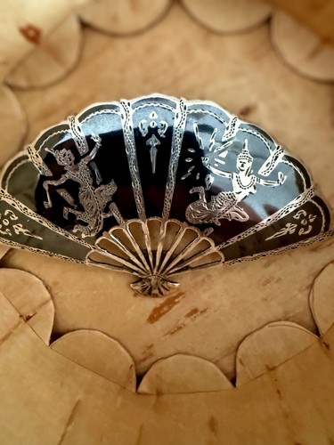 Sterling silver siam - sterling, black
