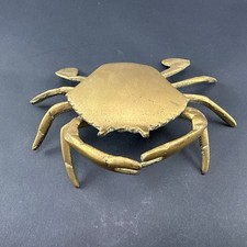 Mid Century Solid Brass Blue