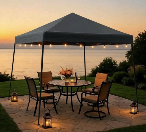 Pop gazebo 3m outdoor - up,