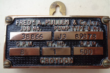 vintage FRED A PULLEN & Co Ltd