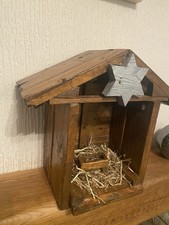 Christmas Nativity Stable& Manger 
