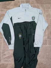Ultra Rare Original Brazil 2002 Full Tracksuit MEDIUM NIKE VGC