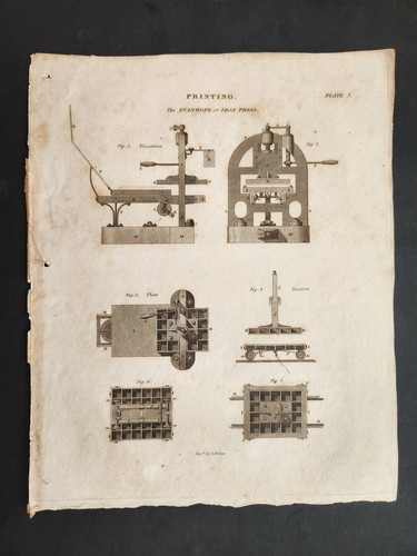 1810s antique printing - antique, orig