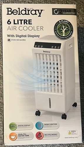 Beldray digital air cooler - digital,