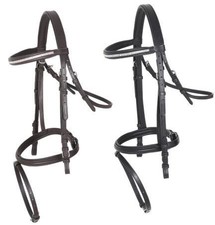 Black Padded Leather Horse