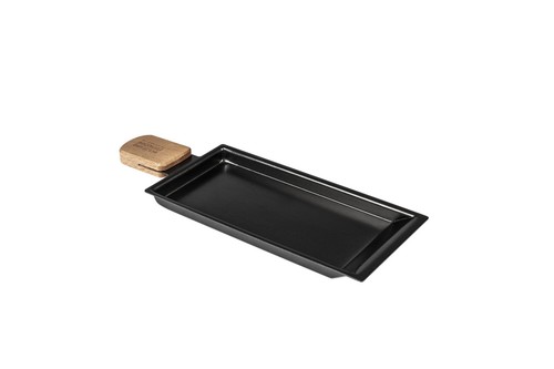 Raclette pan with - with, wooden
