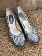 Blue Leather Italian Denim 90s